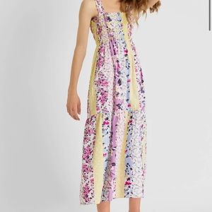 French Connection EKEZE RIVER RHODES MIDI SUN DRESS